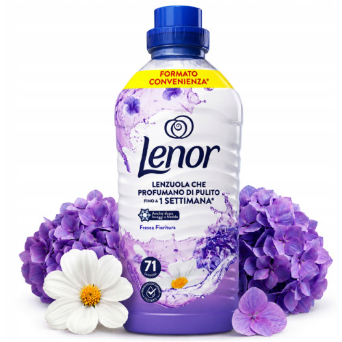 Кондиционер-ополаскиватель для белья Lenor Fresh Bloom Свежее цветение, 1,491 л, 71 стирка